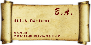 Bilik Adrienn névjegykártya